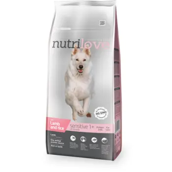 Nutrilove Sensitive Dog Lamb & Rice 12kg