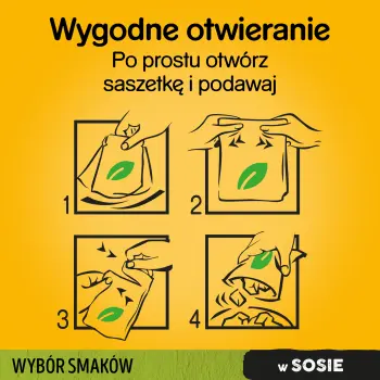 Pedigree Mokra Karma Dla Dorosłych Psów Saszetka Mix Smaków (Z Kurczakiem I Warzywami, Z Wołowiną I Warzywami, Z Indykiem I Marchewką, Z Wołowiną I Ja