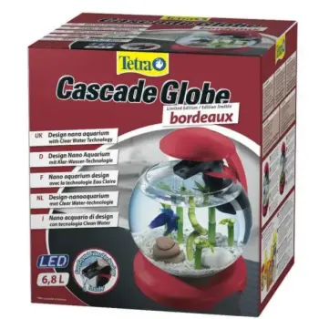 Tetra Cascade Globe Bordeaux LED 6,8l Szklana Kula Akwarium Z Filtrem