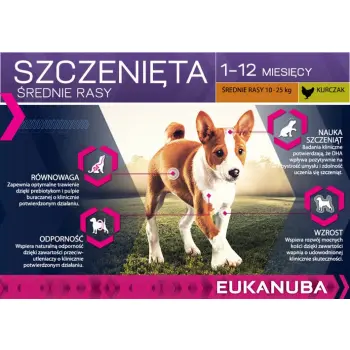 Eukanuba Puppy&Junior Medium Breed 15kg