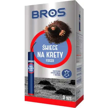 Bros Foger Świeca Na Krety 3szt