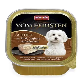 Animonda Dog Vom Feinsten Adult Wołowina, Jogurt I Płatki Owsiane 150g