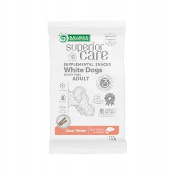 Nature's Protection Superior Care White Dogs Clear Vision Salmon 110g