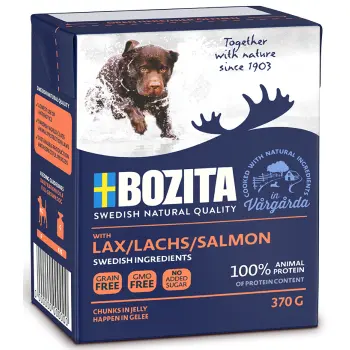 BOZITA Dog Łosoś W Galarecie 370g