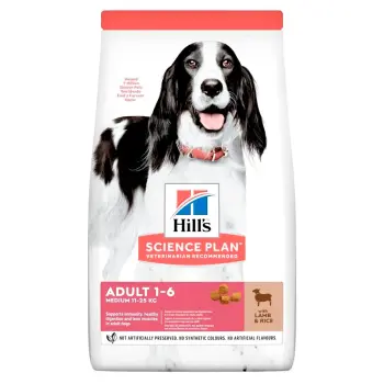 Hill's SP Science Plan Canine Adult Medium Breed Jagnięcina I Ryż 12kg