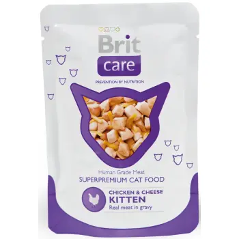 Brit Care Cat Pouch Kitten Kurczak I Ser 80g