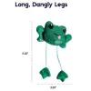 Petstages Toss 'N Dangle Frog Catnip Cat Toy - Dyndająca żaba