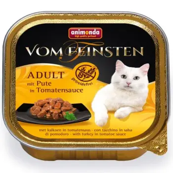 Animonda Cat Vom Feinsten Adult Indyk W Sosie Pomidorowym 100g