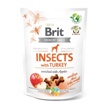 Brit Care Dog Crunchy Cracker Insects Rich In Turkey 200g