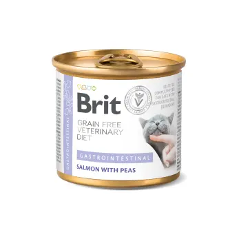 Brit Grain Free Veterinary Diet Cat Gastrointestinal Łosoś I Groszek 200g