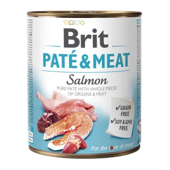 Brit Pate & Meat Salmon 800g