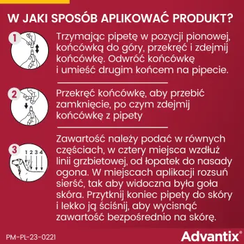 Bayer Advantix Krople Na Kleszcze I Pchły 4x2,5ml