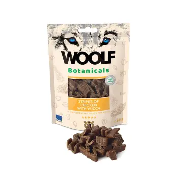 Brit Woolf Botanicals Chicken Stripes With Yucca 80g