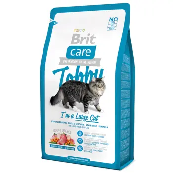 Brit Care Cat Toby Im A Large Cat Duck & Chicken 7kg