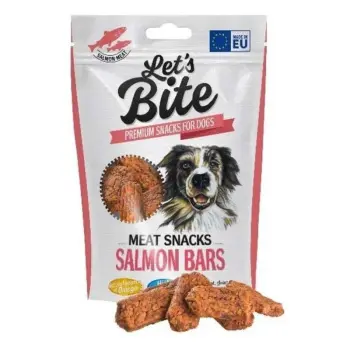 Brit Let’s Bite Meat Snacks Salmon Bars 80g