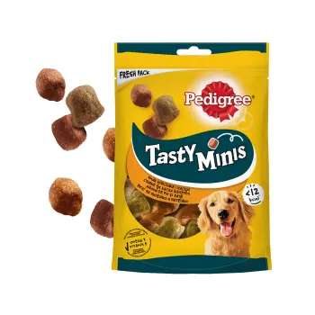 Pedigree Tasty Bites Chewy Cubes Przysmak Dla Psów Z Kurczakiem I Kaczką 130g