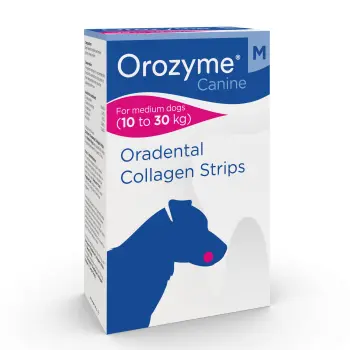 Orozyme Oradental Collagen Strips Kolagenowe Płatki Czyszczące Dla Psa M 141g