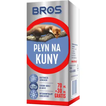 BROS płyn na kuny 70ml + 30ml