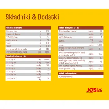 JosiCat Josera Tasty Beef 18kg