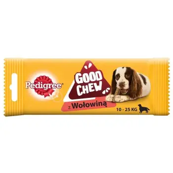 PEDIGREE GoodChew (średnie rasy) 88 g - przysmak do gryzienia dla psów z wołowiną