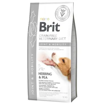 Brit Grain Free Veterinary Diet Dog Joint & Mobility Śledż Z Groszkiem 12kg