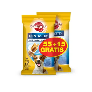 PEDIGREE DentaStix (małe rasy) przysmak dentystyczny dla psów 10x110g 55+15 GRATIS!