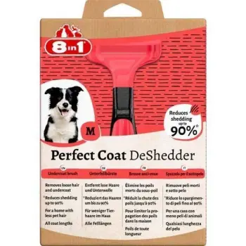 8in1 Perfect Coat DeShedder Dog M