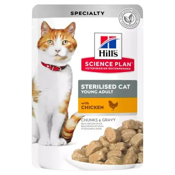 Hill's Science Plan Sterilised Cat Kurczak 85g