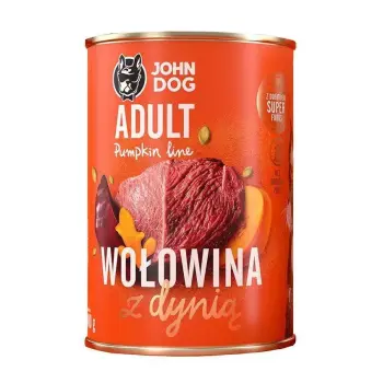 John Dog Pumpkin Line Adult Wołowina Z Dynią 400g