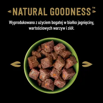 Cesar Natural Goodness Bogata W Jagnięcinę, Przybrana Marchewką, Ziemniakami I Szpinakiem 400g