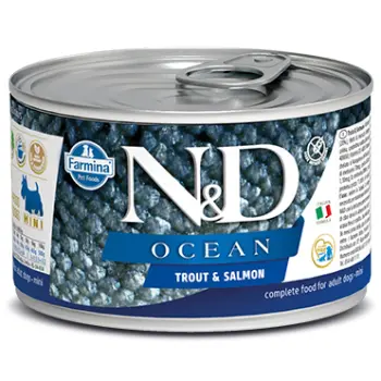 Farmina N&D Ocean Canine Trout & Salmon Adult Mini 140g