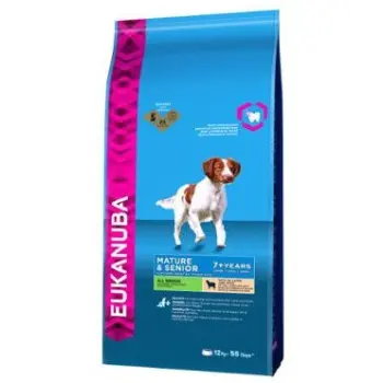 Eukanuba Mature&Senior Small & Medium Breeds Lamb & Rice 12kg