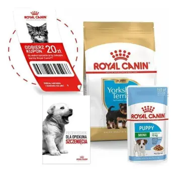 ROYAL CANIN Wyprawka dla szczenięcia YORK PUPPY+ kupon rabatowy 20zł!!!