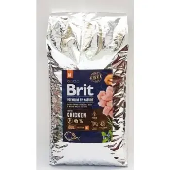 Brit Premium By Nature Adult M Silver 15kg