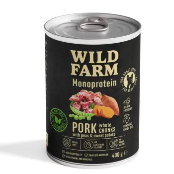 WILD FARM Monoprotein Pork 400g – hipoalergiczna karma dla psa
