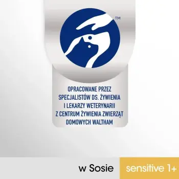 PERFECT FIT Sensitive saszetka 4x85g - mokra karma dla kota w sosie (z kurczakiem, z łososiem)