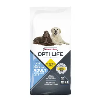 Versele-Laga Opti Life Adult Light Medium & Maxi Z Kurczakiem 12,5kg