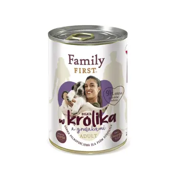 FAMILY FIRST Adult Królik Z Gruszką 400g