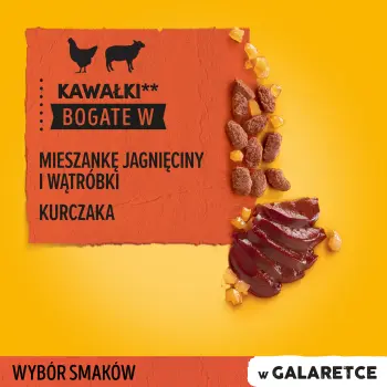 Pedigree Mokra Karma Dla Dorosłych Psów W Galaretce (Z Wołowiną, Z Drobiem) 4x100g