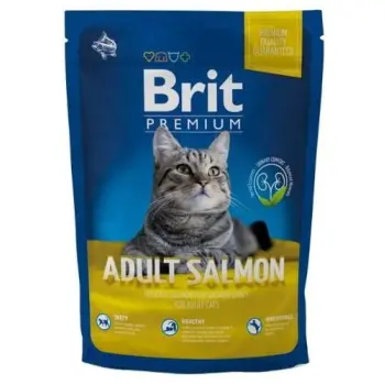 Brit Premium Adult Cat Łosoś 1,5kg