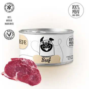 Paka Zwierzaka Pepe Wet Food Beef Wołowina 410g