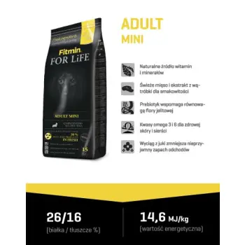 Fitmin For Life Mini Adult 15kg