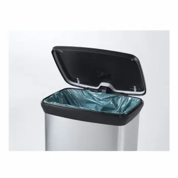 Curver Kosz Na Śmieci Z Pedałem Srebrny Pojemność 50l