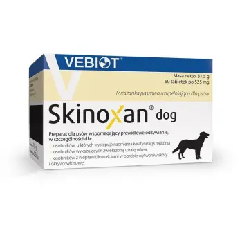 Nutrifarm Sp. Z O.o. Vebiot Skinoxan Dog 60 Tabletek