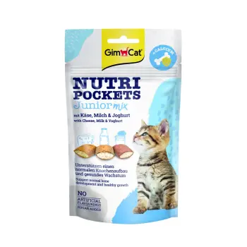 GIMCAT NUTRI POCKETS Junior Mix Przysmaków dla Kociąt 60g