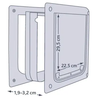 Trixie Drzwi Wahadłowe Dla Psa S-M