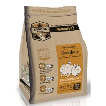 KORONA NATURY Natural-Vit Pokarm Dla Królika Junior 750g
