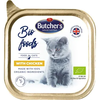 Butcher's Bio Food Cat Z Kurczakiem 85g