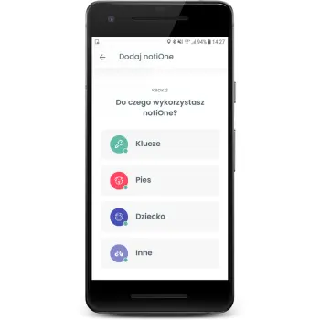 NotiOne Go! - Lokalizator Bluetooth Niebieski