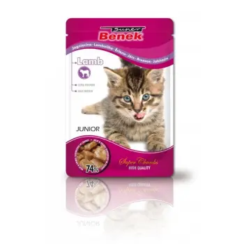 CERTECH-SUPER BENEK Junior Cats Z Jagnięciną 100g